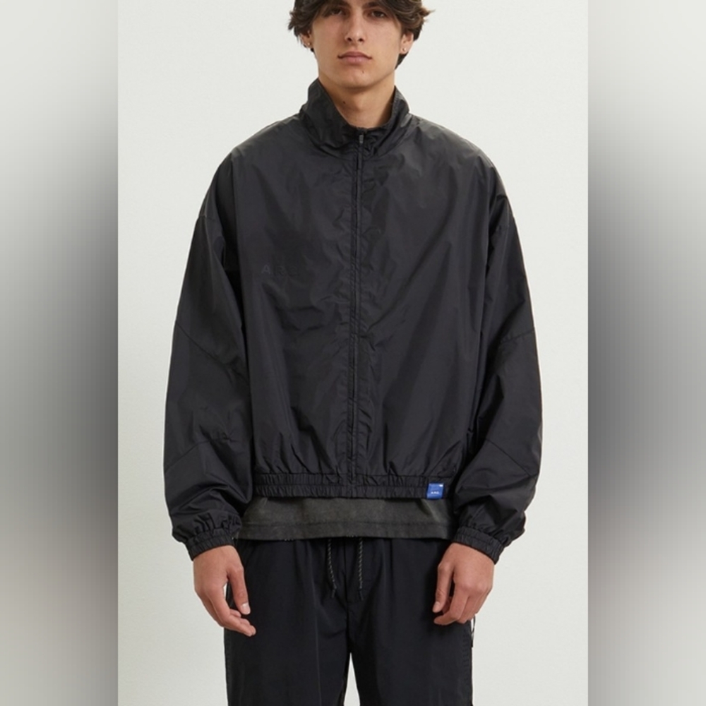 *nwot* a.r.c. men's black warm up jacket - size xl